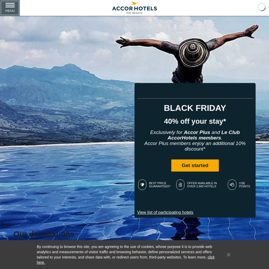 Accor Hotels Black Friday Sale 50 off (Accor Plus members) and 40