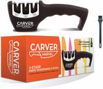 2-for-1 Premium Kitchen Knife Sharpener $29.95 + Delivery (Free with Prime/ $39 Spend) @ Carver Marvel via Amazon AU