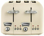 DeLonghi Argento 4 Slice Toaster (Beige) $46.40 Delivered @ Myer eBay