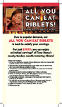 All You Can Eat Riblets (Tony Roma's Sydney) Back in Town for $39.90
