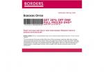 20% Off One Full Priced DVD - At Borders!