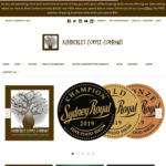 $20 off Coffee Beans When You Spend $75 (First Time Customers) @ Kimberley Coffee Company