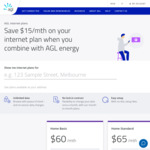 AGL 50 20 nbn Plan for 65 Month When Combined w Gas or