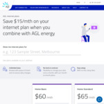 AGL 50/20 nbn Plan for $65/Month (When Combined w/ Gas or Electricity Plan) (Normally $80/Mth) @ AGL