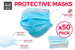 3 Ply Medical Protective Disposable Face Mask (50 Pack) $19.99 + Shipping @ Kogan