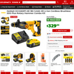 Dewalt DCH263P1-XE 18V SDS Plus Hammer Drill 5.0ah Kit $329 (Was $529) @ Sydney Tools