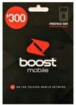 Boost Mobile $300 Prepaid SIM Starter Kit (240GB + 60GB Bonus Data) $245 / $235 (Targeted Coupon) @ Catch.Ozoffers1 via eBay