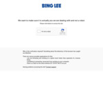 Free Shipping on All Orders (No Minimum Spend, Bulky Goods to Select Areas) @ Bing Lee