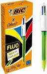 Bic 4 Colour Fluo 12 Pack $14.59 + Delivery ($0 Prime/ $39 Spend) @ Amazon AU
