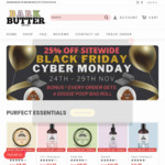 25% off Sitewide & Bonus with Every Order + $8.95 Delivery ($0 with $85 Order) @ Bark Butter Organic Dog Grooming