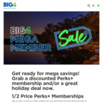 2 Year BIG4 Perks+ Memberships $25 (Was $50) @ BIG4