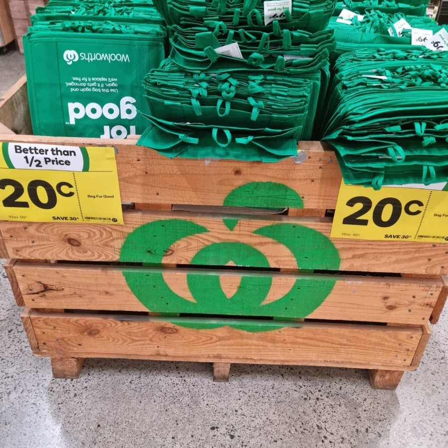 Woolworths Bag for Good Reusable Carry Bag 0.20 Woolworths (Selected
