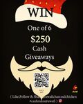 Win 1 of 6 $250 Cash Prizes from Awafi Charcoal Chicken