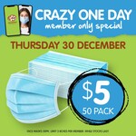 [WA] 50 Pack of Face Masks $5 (App Members Only, Free to Join) @ Spudshed