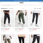 Mens Jogger Pants $19.99 (Save $40) + $10 Delivery ($0 with $60 Order) @ Hallenstein Brothers