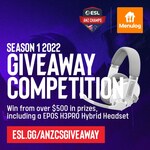 Win a EPOS H3pro Hybrid Gaming Headset or 1 of 10 2 Official CS: GO Series 2 or 3 Pins from ESL Australia