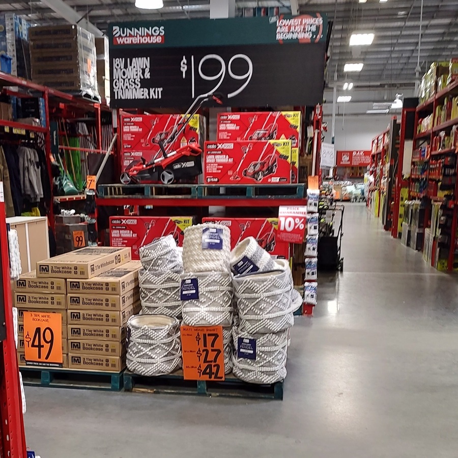 Bunnings best sale warehouse mowers