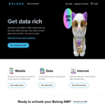 Belong Double Data for 12 Months on New $35/ $45 Activations (Extra 40GB/100GB)