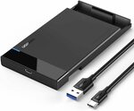 UGREEN 2.5" Drive Enclosure USB C 3.1 Gen 2 to SATA III $15.74 + Delivery ($0 with Prime/$39 Spend) @ Ugreen via Amazon AU