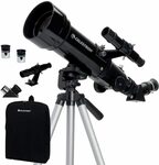 [Prime] CELESTRON 21035 Celestron Travel Scope 70mm F/5.7 AZ Refractor Telescope Kit $99.99 Delivered @Amazon AU