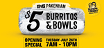 [VIC] $5 Burritos & Bowls @ Guzman Y Gomez (Pakenham)