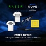 Win an Autographed Custom NOPE Skinned Razer Blade 15 (Base Model Full HD 144Hz and GeForce RTX 3060) & More from Razer