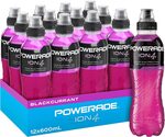 Powerade ION4 Blackcurrant Sports Drink, 12x 600ml $10.65 + Delivery (Free Delivery w/ Prime) @ Amazon AU Warehouse