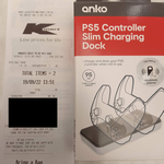 Anko PS5 Controller Slim Charging Dock $0.20, in Store Only @ Kmart