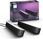 Philips Hue Play - White & Colour Ambiance Smart LED Bar Light 2 Packs (Base Kit) $99 Delivered @ Amazon AU
