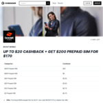 Boost Mobile: $20 Cashback on Discounted Boost 140GB 12-Month SIM @ Cheddar