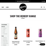 25% off Storewide & Free Shipping @ Remedy Drinks