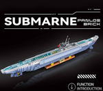 Barweer VIIC U-552 Submarine Building Toy (Panlos 628011) $153.28 (13% off) + $42.29/$83.79 Delivery @ Barweer Toys China