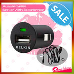 Belkin Micro USB Car Charger with HTC Original Micro USB Cable @ $11.05 Delivered