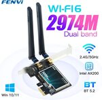 Fenvi Intel AX200 WiFi 6 & Bluetooth 5.2 PCIe Network Card US$15.06 (~A$22.98) Delivered @ Factory Direct Collected AliExpress