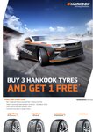 Buy 3 Selected Hankook Ventus Tyres, Get 4th Free @ Hankook Dealers