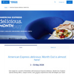 AmEx Statement Credit: Get 20% Back at Participating Restaurants ($25 Cap Per Card) @ American Express Delicious Month Out