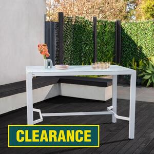 Mimosa White Powder Coated Aluminium Bar Table $129 + $50 Delivery ($0 C&C) @ Bunnings Warehouse