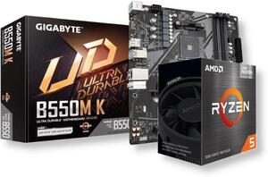 AMD Ryzen 5 5500GT CPU + Gigabyte B550M K mATX $254.15 ($248.17 eBay+) Delivered @ smarthomestoreau eBay