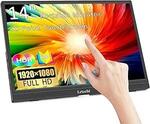 Lrtzcbi 14" 1920x1080 IPS Portable Touchscreen Monitor $90.99 Delivered @ zhixian via Amazon AU