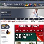 Players Edge Sports 30% off Boxing Day Sale ($8 Std Shipping)