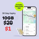 Any Spacetalk Mobile 30-Day Starter Plan: $1 eSIM, $5 SIM (Ongoing Recharge: 10GB 4G $20, 35GB 5G $35) @ Spacetalk
