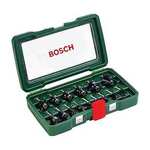 [Prime] Bosch Accessories 15 Pcs 1/4 Shank Router Bit Set $46 Delivered @ Amazon AU