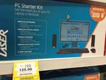 Laser PC Starter Kit (Wireless Keyboard+Mouse, Webcam & Speakers). Officeworks Clearance: $25