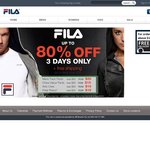 Fila Sale Up to 80% off for 3 days Free Shipping over $50