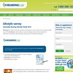FREE HearingLife Pen for Filling a 1 Minute Survey