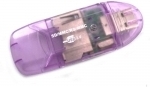 New Mini USB 2.0 MMC SD SDHC Memory Card Writer/Reader Purple 79cents Delivered Tmart.ru