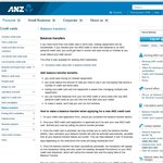 ANZ Again Offering 0% Balance Transfer for 9 Months