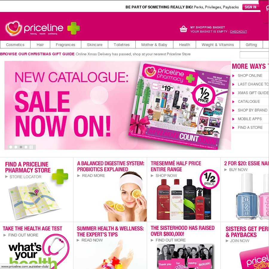 Priceline Pharamacy Pink Dot Sale - OzBargain