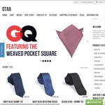 Flash Sale (24 Hrs Only) 20% off All Tie Bars, Pocket Squares & Bow Ties + Free Shipping @ OTAA
