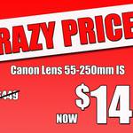 Top Ryde Camera House Canon Zoom Lens 55-250mm IS II $149 [Top Ryde, NSW]